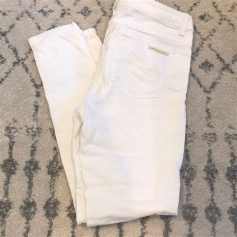 michael kors 45885|Michael Kors white rn jeans.